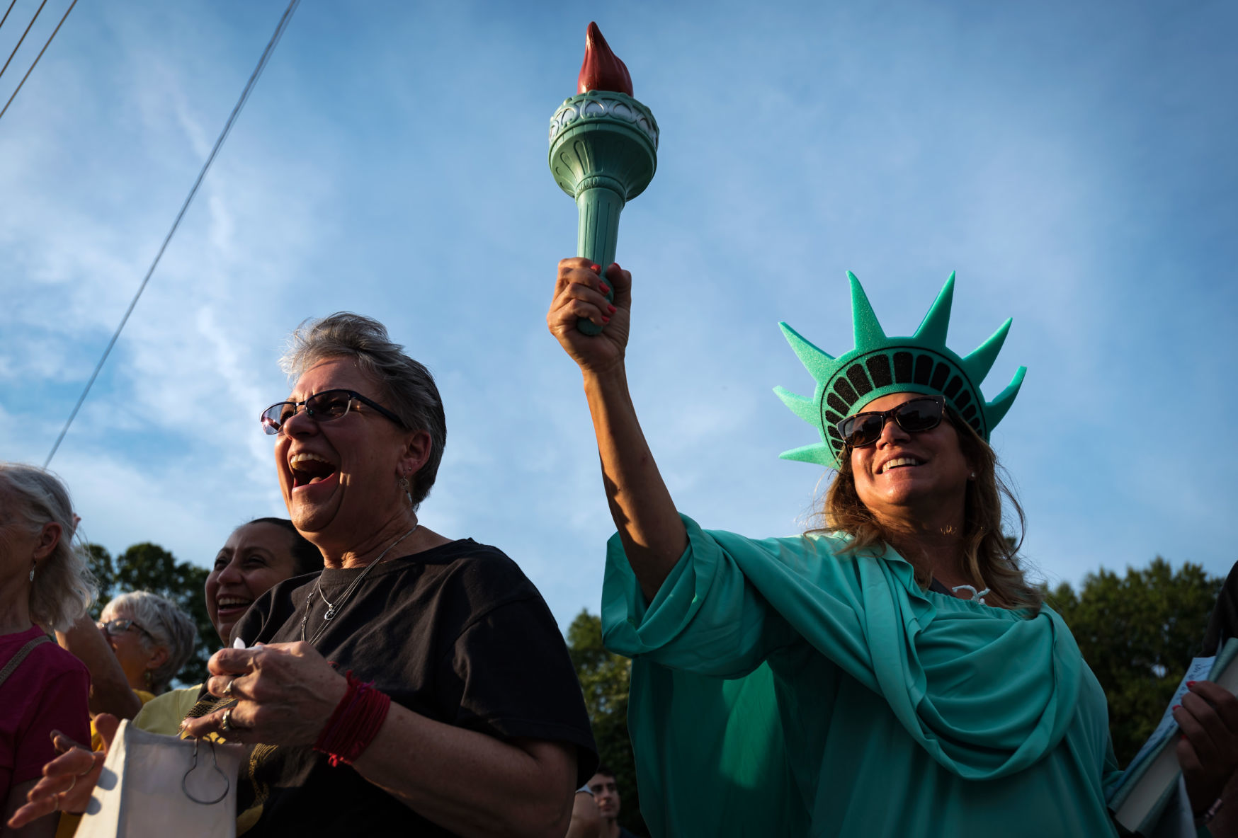 Winston-Salem's Lights for Liberty Vigil for Migrants
